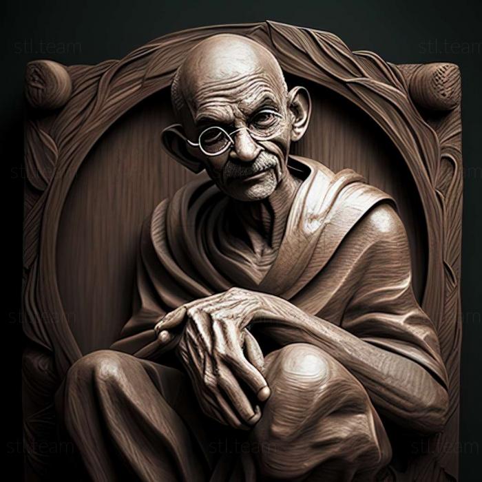 3D model Gandhi (STL)